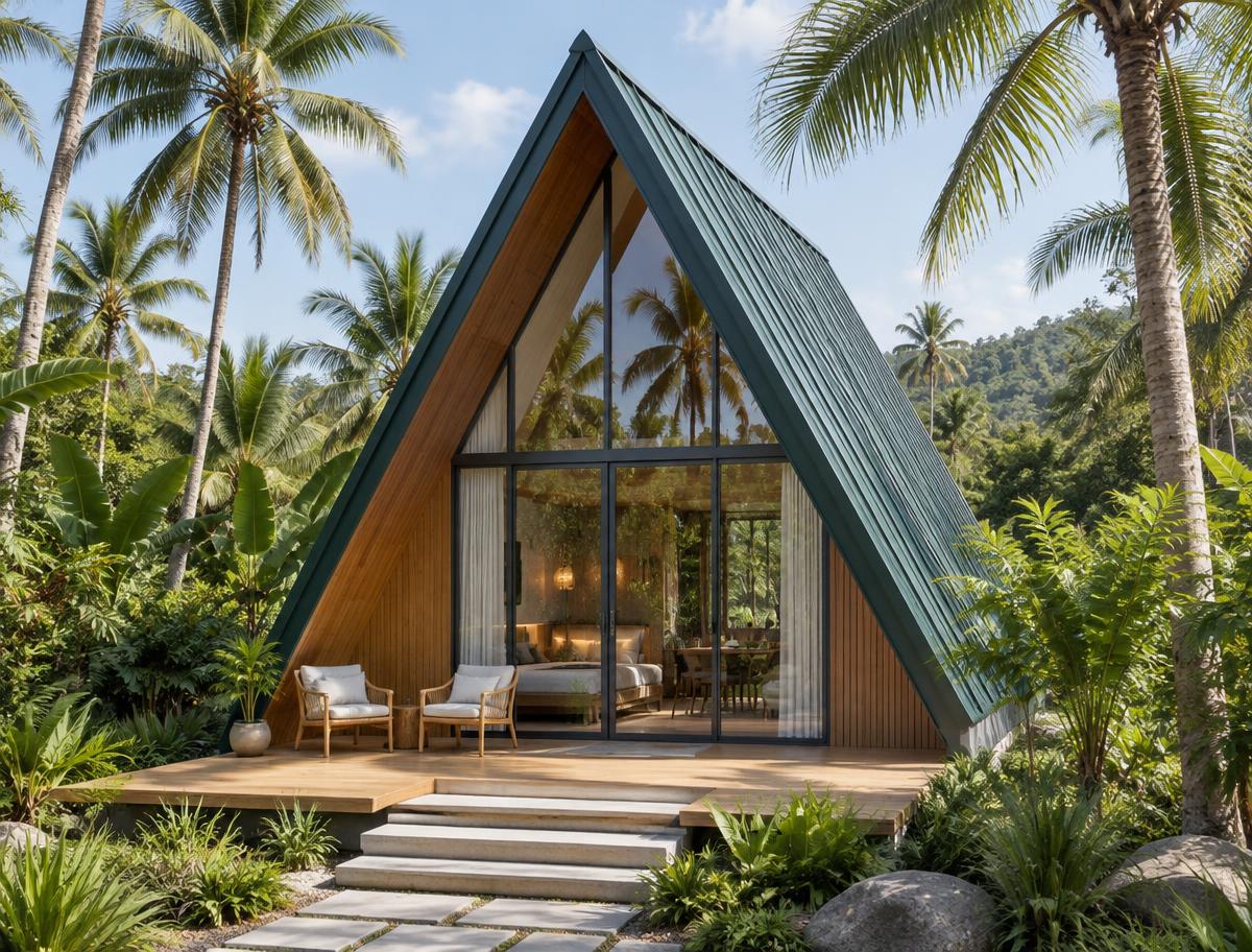 Campsites & glamping — illustrative exterior concept